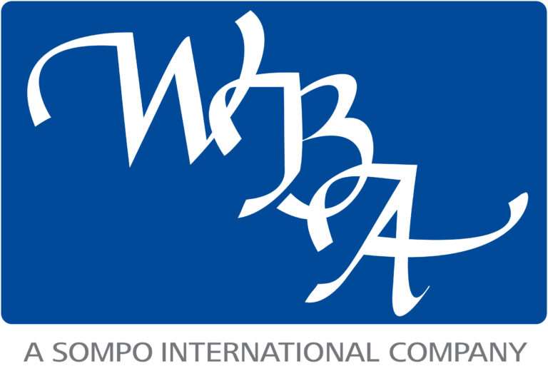 Wbais Logo In Blue, Showcasing Creativity And Professionalism Linked To Sompo International.