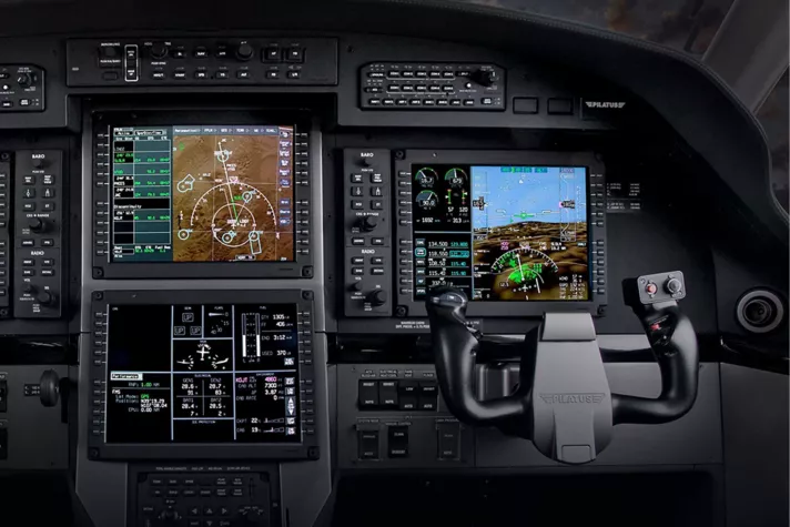 Pilatus PC-12 training cockpit view by Aviation Success