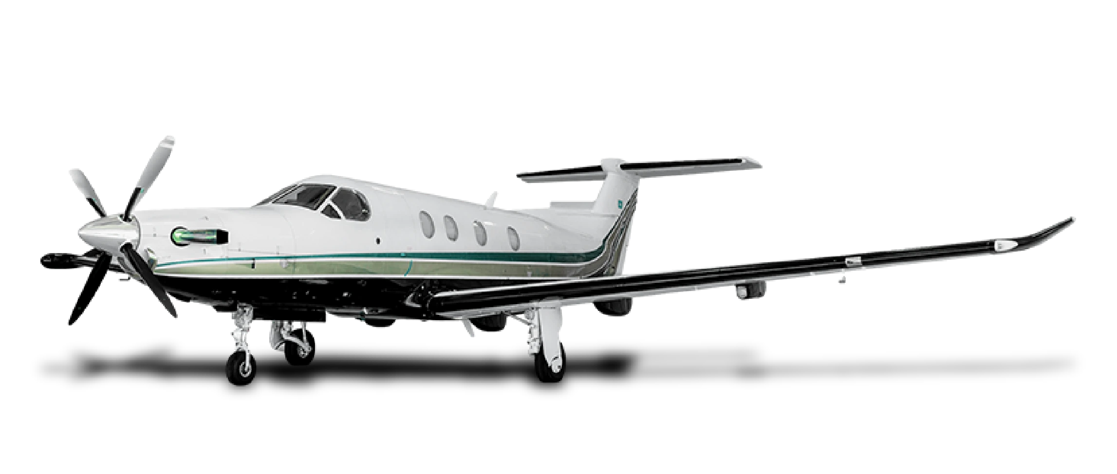 Pilatus PC-12 turboprop on ramp — Aviation Success PC-12 training services